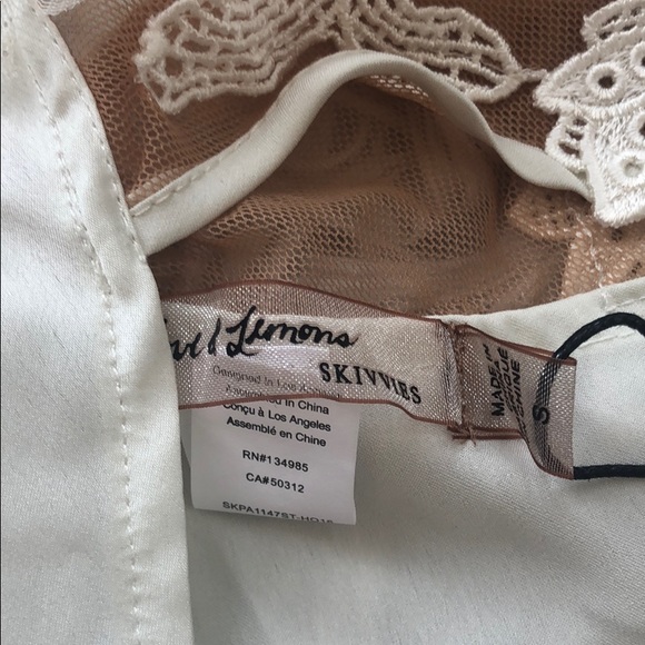 NEW • For Love & Lemons • Bordeaux Appliqué Panty - Picture 6 of 7